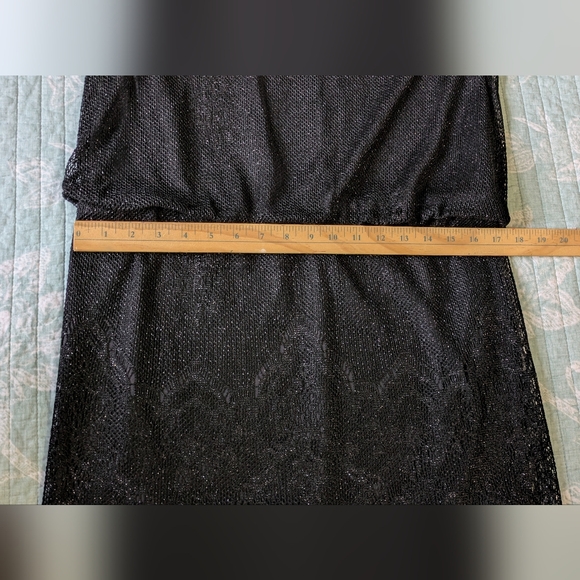 SLNY Black Lace Dress. Size 8. - Picture 9 of 10